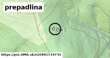 prepadlina