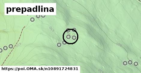 prepadlina