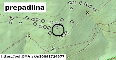 prepadlina