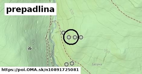 prepadlina