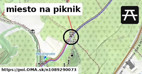 miesto na piknik