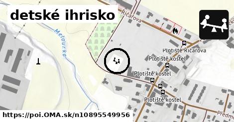 detské ihrisko