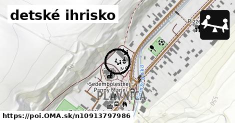 detské ihrisko