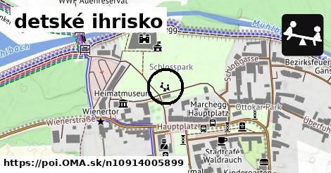 detské ihrisko