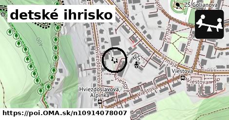 detské ihrisko