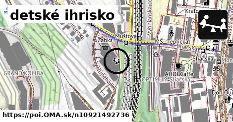 detské ihrisko