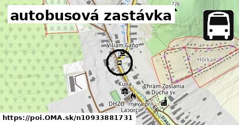 autobusová zastávka