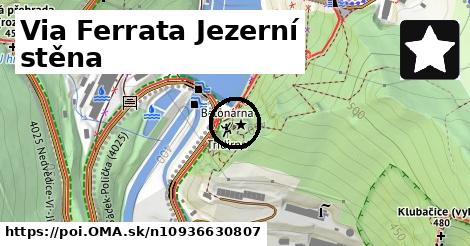 Via Ferrata Jezerní stěna