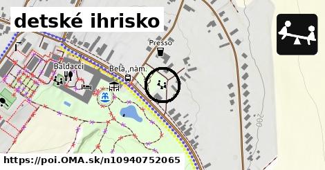 detské ihrisko