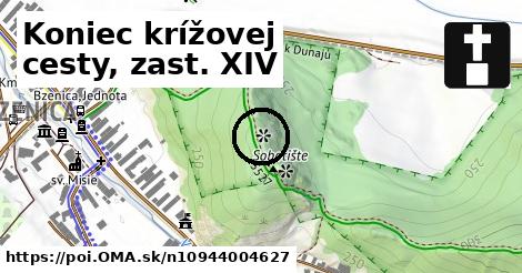 Koniec krížovej cesty, zast. XIV