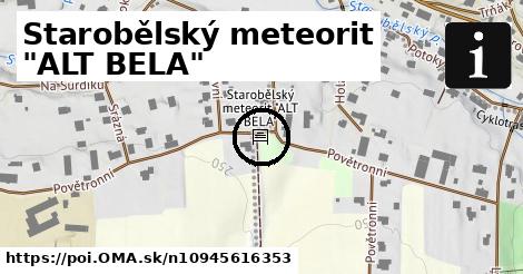 Starobělský meteorit "ALT BELA"