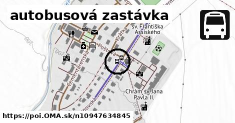 autobusová zastávka