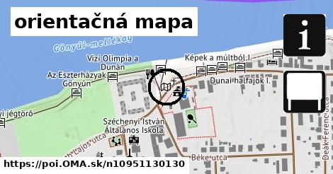 orientačná mapa