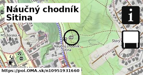 Náučný chodník Sitina