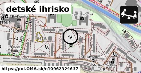 detské ihrisko