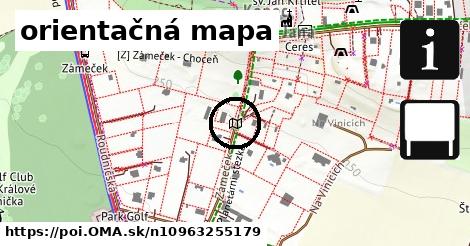 orientačná mapa