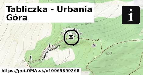 Tabliczka - Urbania Góra