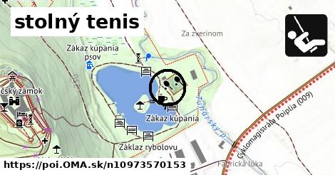 stolný tenis