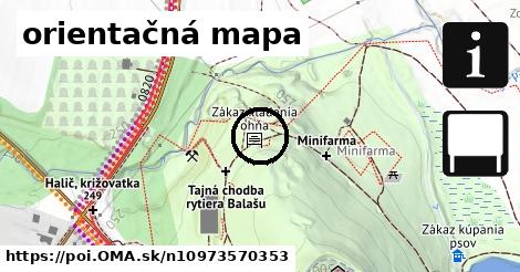 orientačná mapa