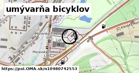 umývarňa bicyklov