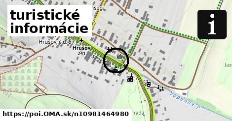 turistické informácie