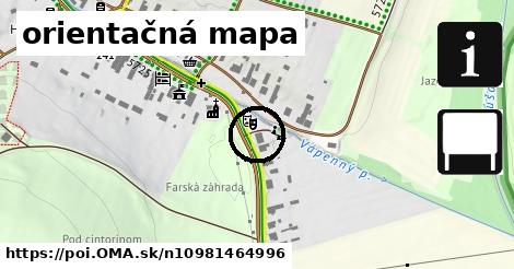 orientačná mapa