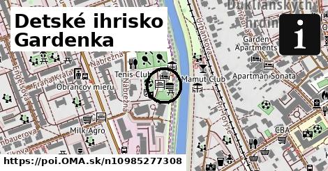 Detské ihrisko Gardenka