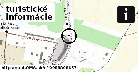 turistické informácie