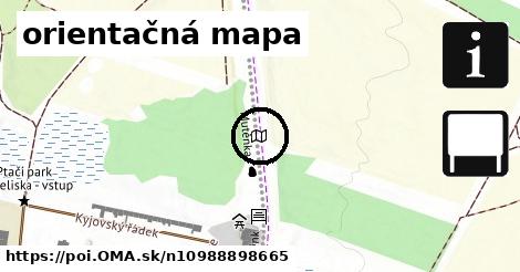 orientačná mapa