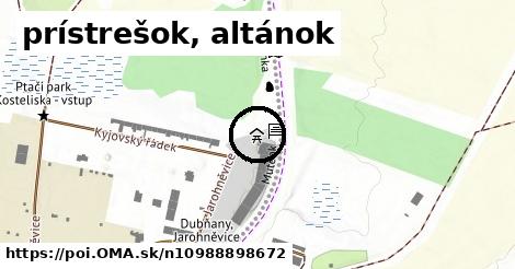 prístrešok, altánok