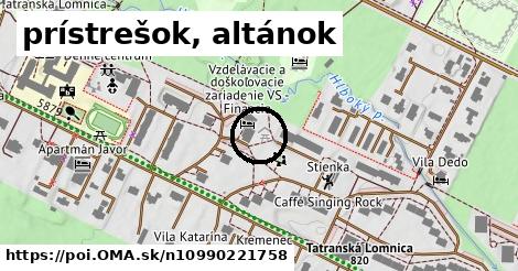 prístrešok, altánok