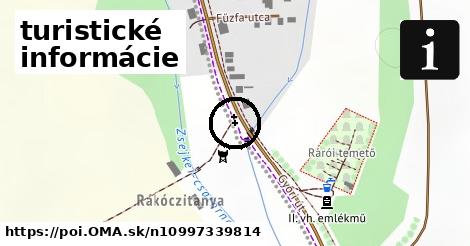 turistické informácie