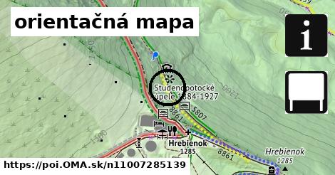 orientačná mapa