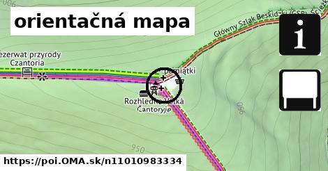 orientačná mapa