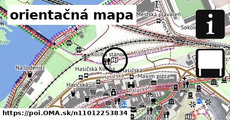 orientačná mapa