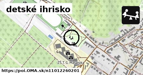 detské ihrisko