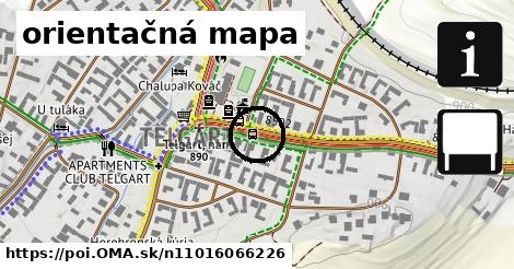 orientačná mapa