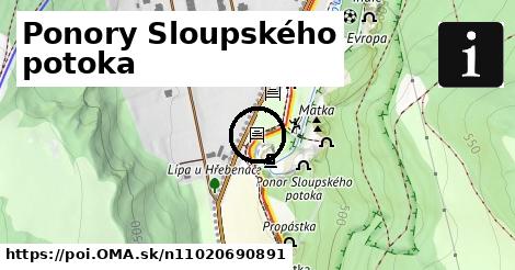 Ponory Sloupského potoka