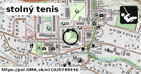 stolný tenis