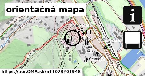 orientačná mapa