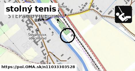 stolný tenis