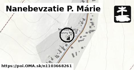 Nanebevzatie P. Márie