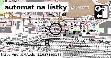 automat na lístky