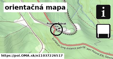 orientačná mapa