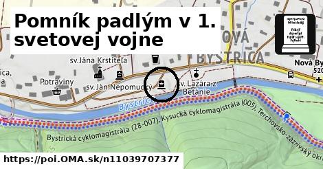 Pomník padlým v 1. svetovej vojne