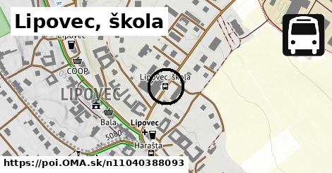 Lipovec, škola