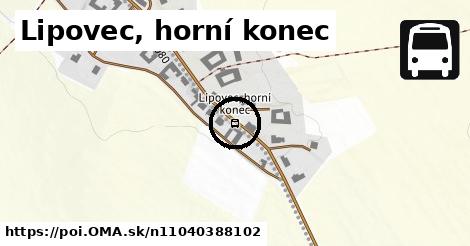 Lipovec, horní konec