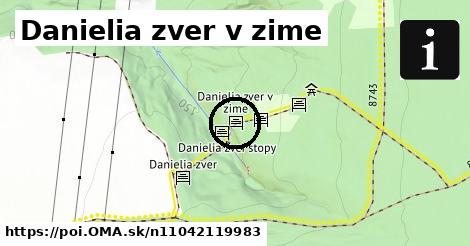 Danielia zver v zime