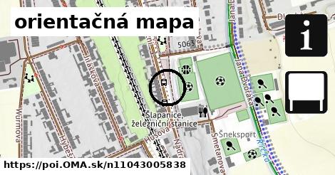 orientačná mapa