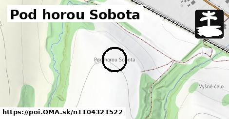 Pod horou Sobota